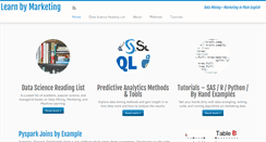 Desktop Screenshot of learnbymarketing.com